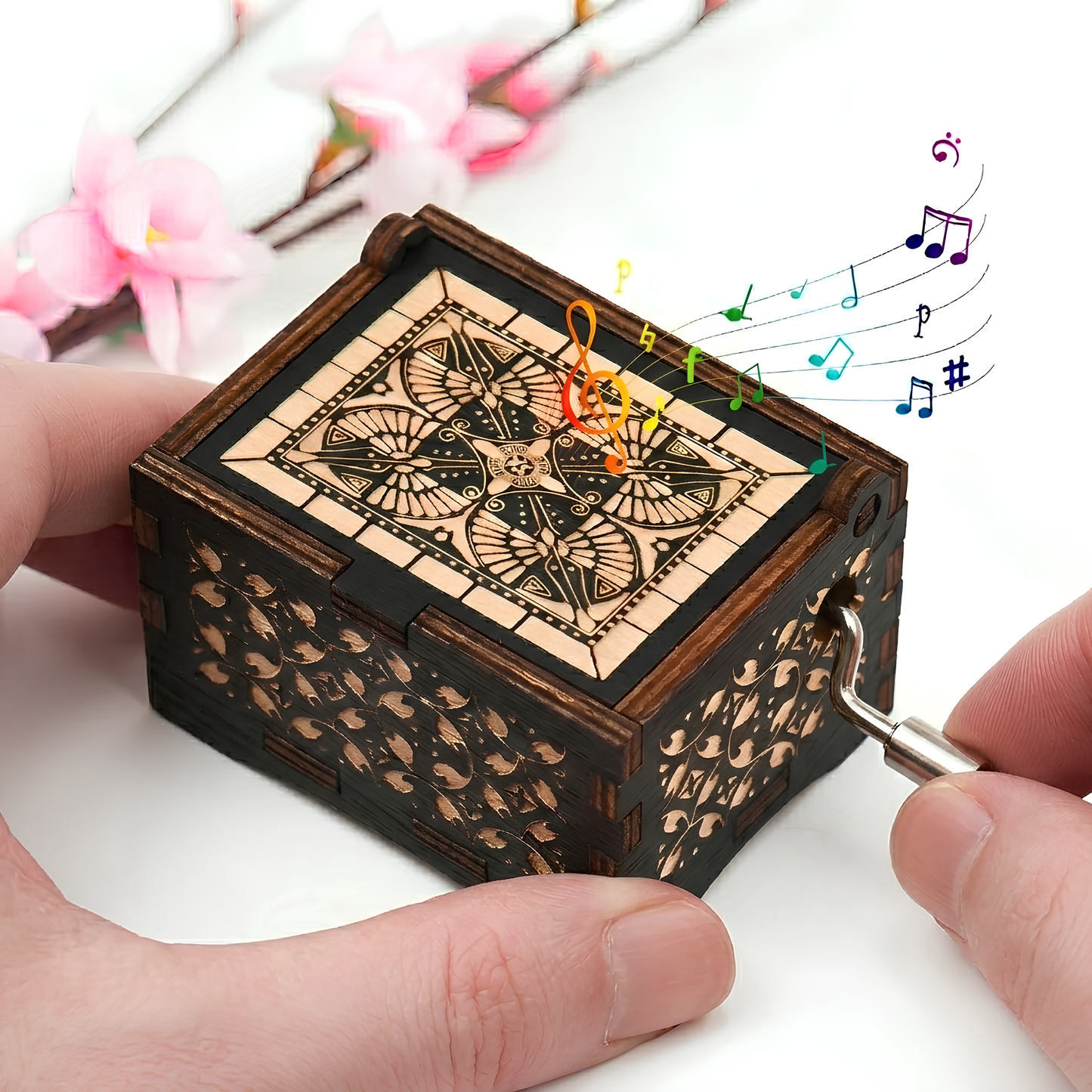 Lunoox™ "You Are My Sunshine" Wooden Music Box