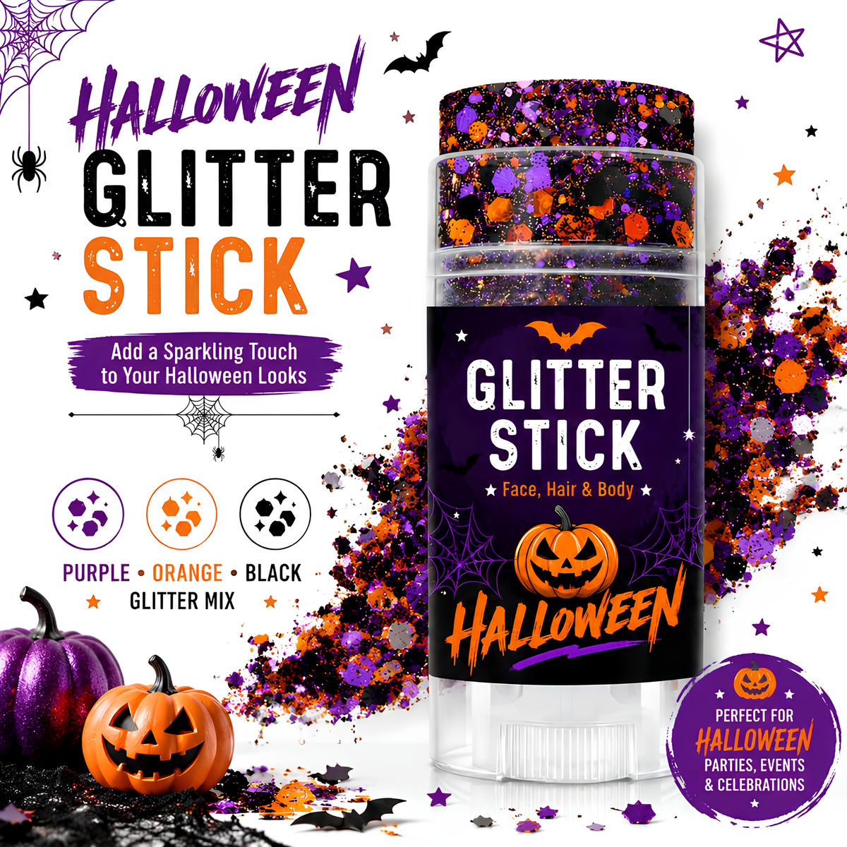 Halloween Glitter Stick
