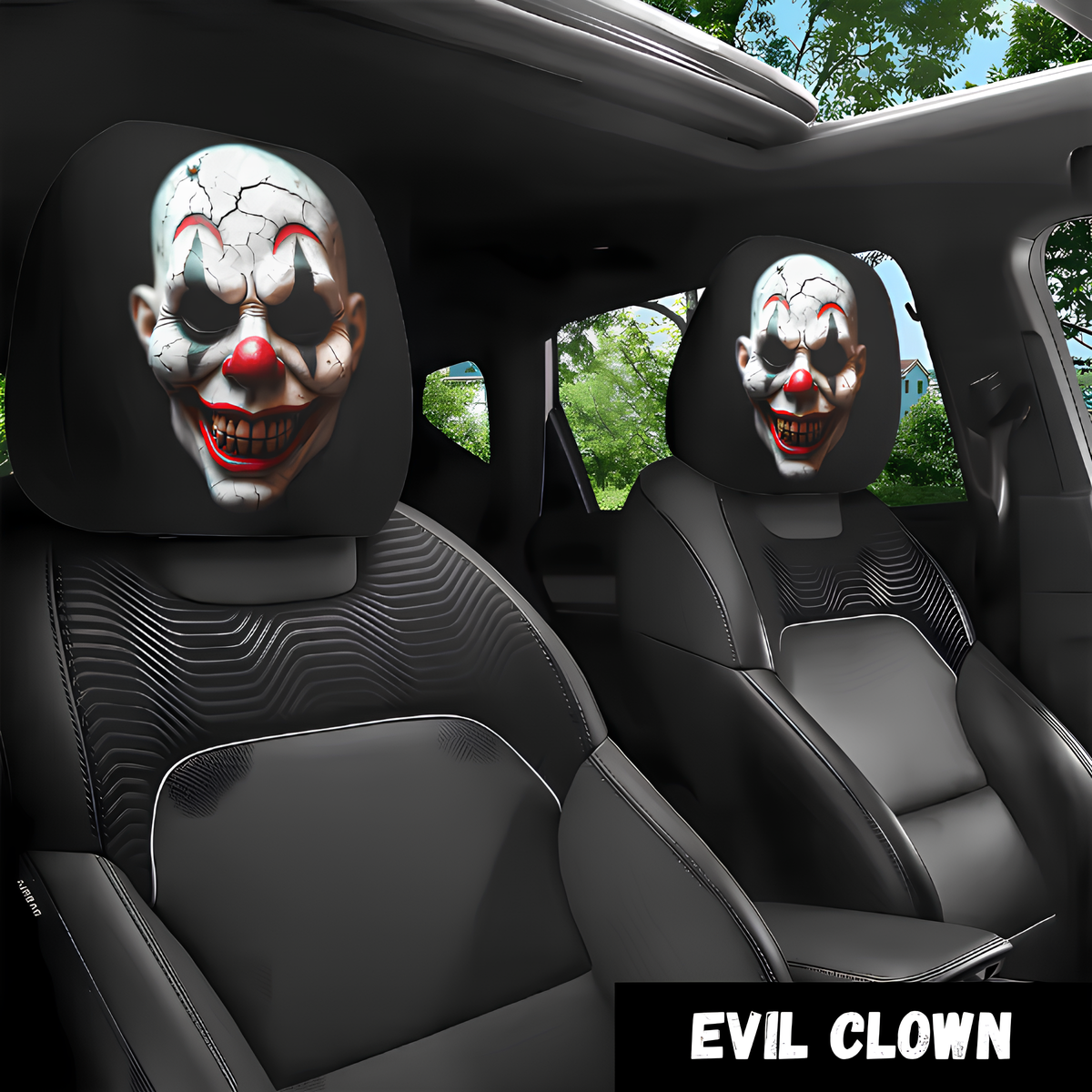 Halloween Car Headrest Covers