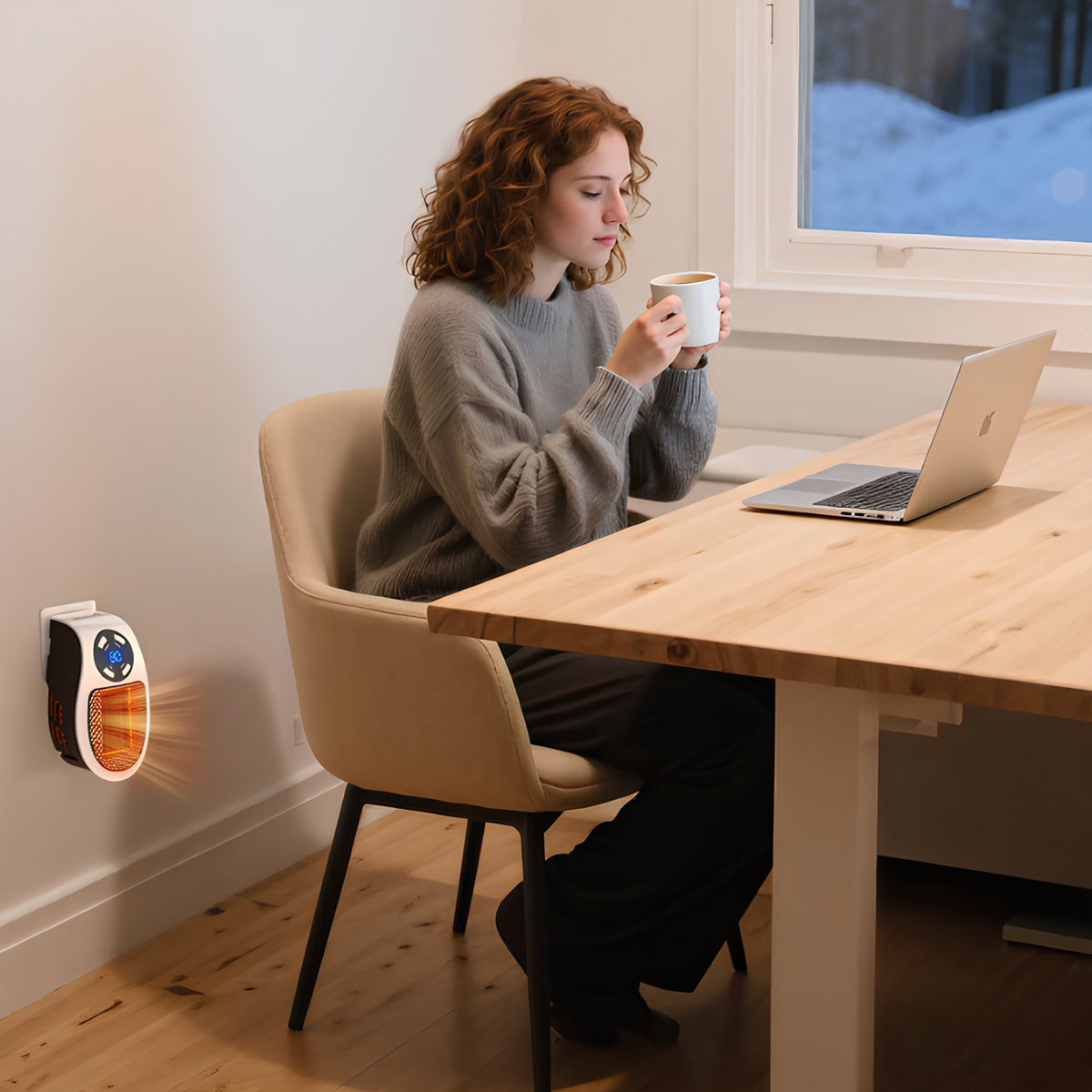 Lunoox™ Electric Plug-In Space Heater