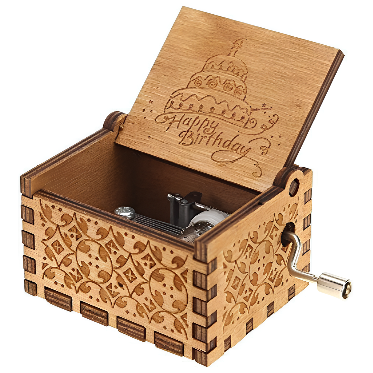Lunoox™ Happy Birthday Wooden Music Box