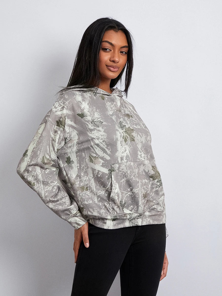 Oversized Camo Hoodie