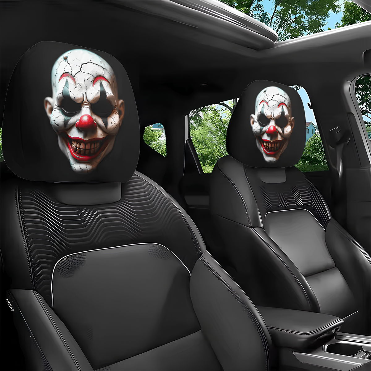 Halloween Car Headrest Covers