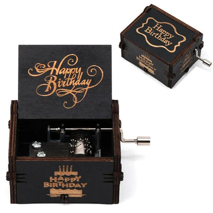Lunoox™ Happy Birthday Wooden Music Box