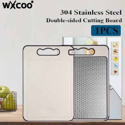 Lunoox™ Dual-Sided Titanium & Wheat Straw Cutting Board
