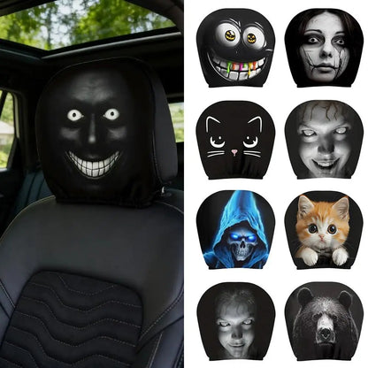 Halloween Car Headrest Covers