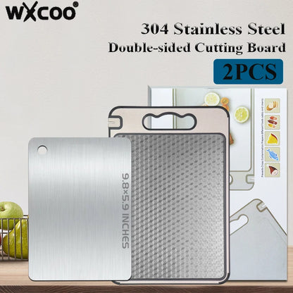 Lunoox™ Dual-Sided Titanium & Wheat Straw Cutting Board