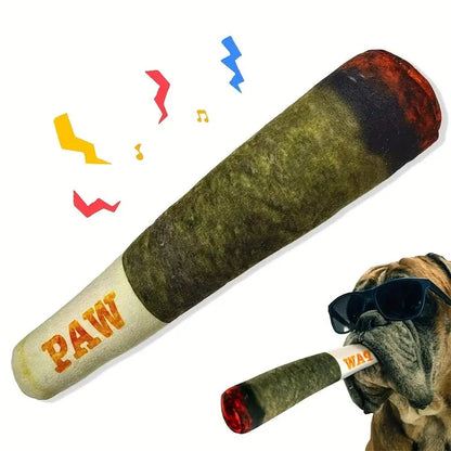 Squeaky Joint-Shaped Dog Toy