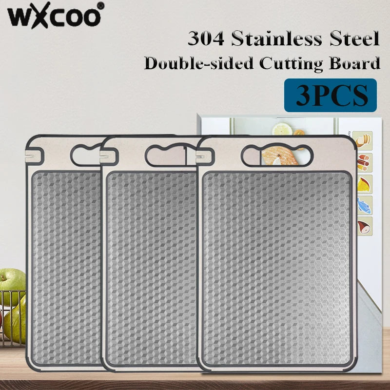 Lunoox™ Dual-Sided Titanium & Wheat Straw Cutting Board