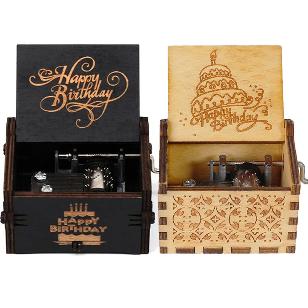 Lunoox™ Happy Birthday Wooden Music Box