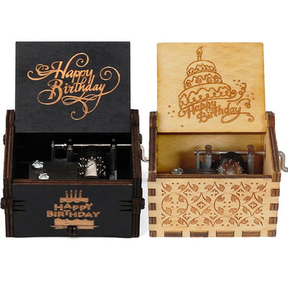 Lunoox™ Happy Birthday Wooden Music Box