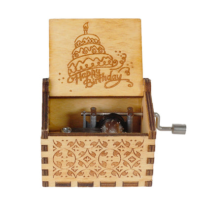 Lunoox™ Happy Birthday Wooden Music Box