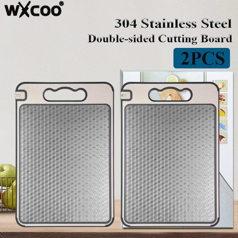 Lunoox™ Dual-Sided Titanium & Wheat Straw Cutting Board