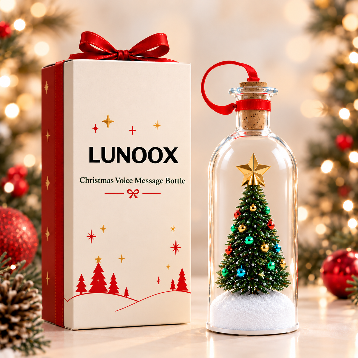 Lunoox™ Christmas Voice Message Bottle