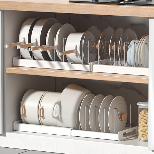 Retractable Kitchen Cabinet Organizer
